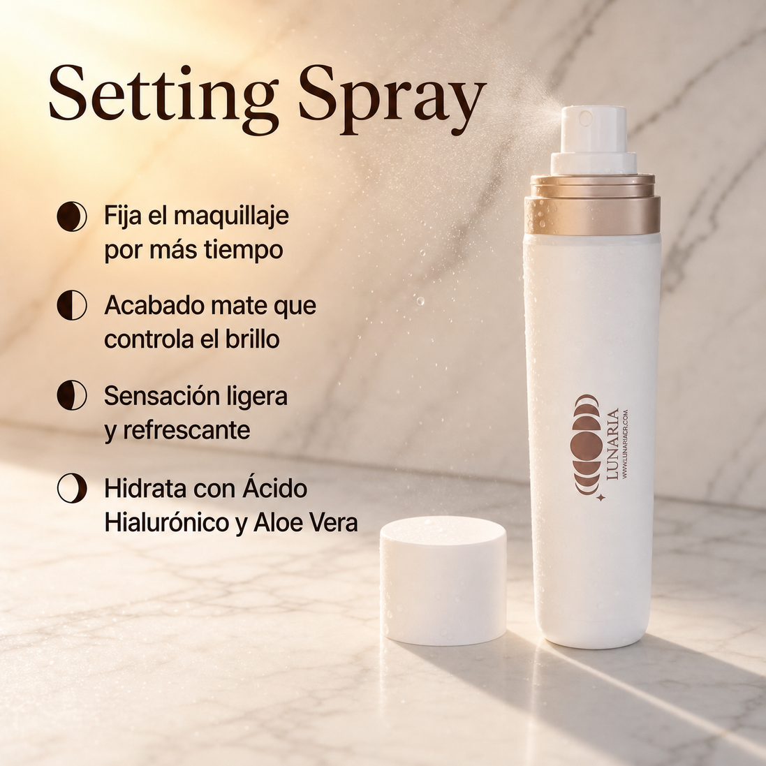 Setting Spray Fijador Mate — Sella tu Look