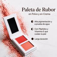 Paleta de Rubor Polvo & Crema