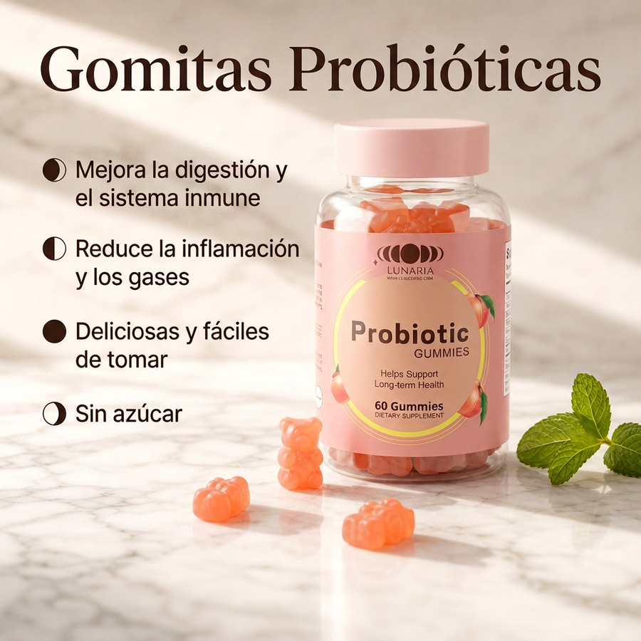 Gomitas Probióticas Antinflamatorias— Pro Balance y Digestión