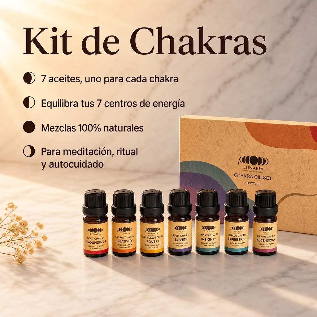 Kit Aceites - Equilibrio de Chakras