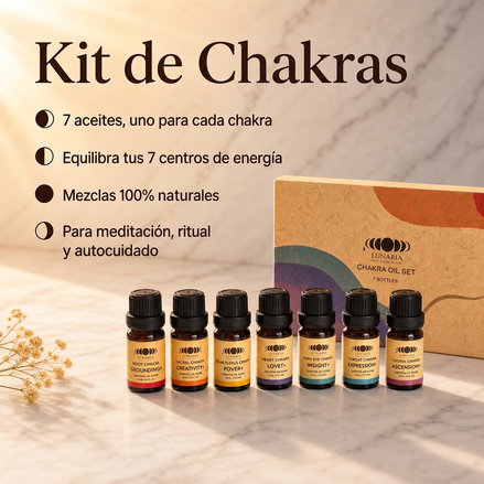 Kit Aceites - Equilibrio de Chakras